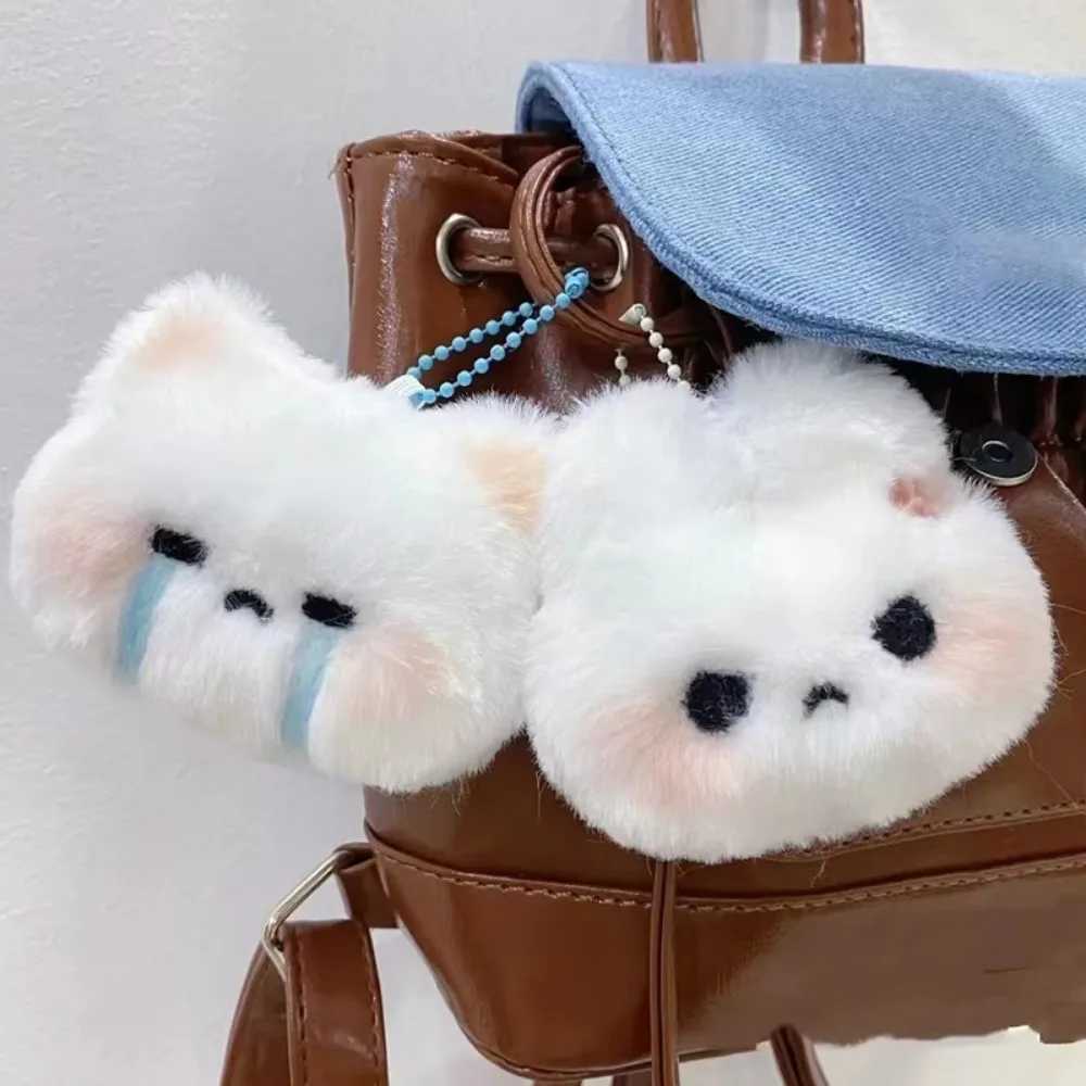 Cute Squeak Plush Keychain Pendant Sweetheart Toy Backpack Bag Pendant Cartoon Soft Doll Keychain Decoration Couple Gift W250411
