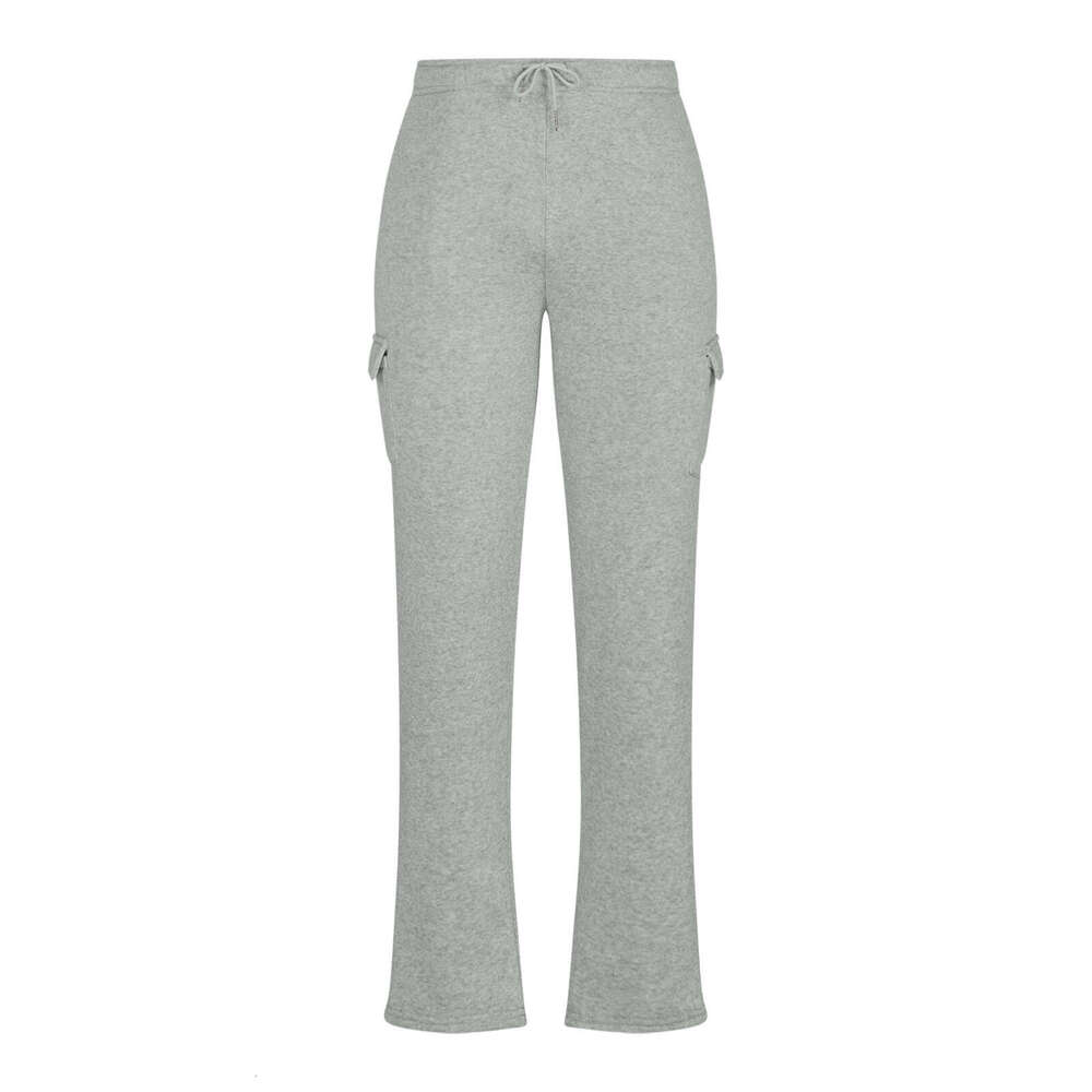 Winter Fleece-Lined Thickened European And American Multi-Pocket Pants Knitted Loose Men's Straight-Leg Casual Sweatpants a5bf 70d3