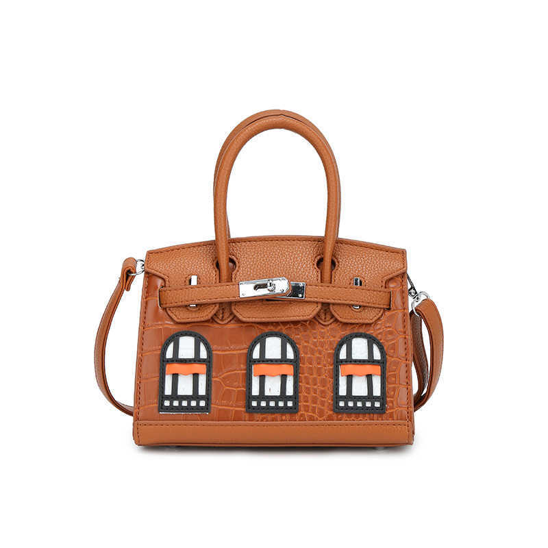 Mini house cute and creative small window car key decoration headphone bag red envelope bigclothfgg22