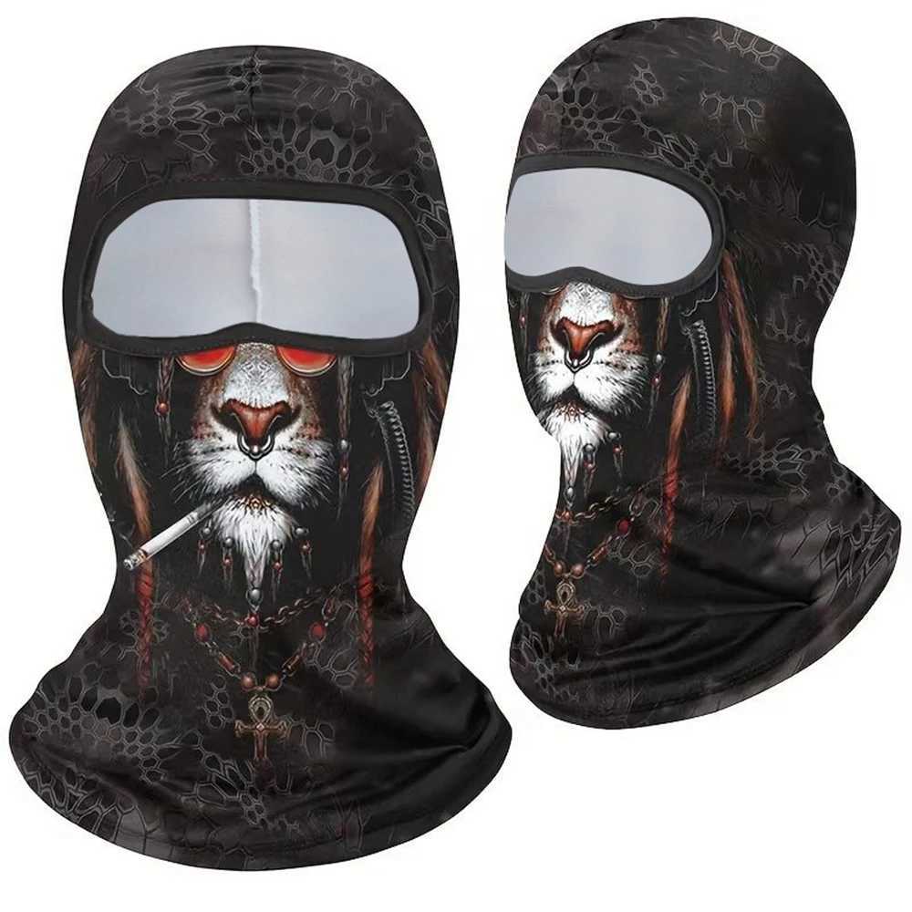 Balaclava Outdoor Cool Sunscreen Motorcycle Face Mask Lycra Moto Biker Wind Cap Mask Stopper Windproof Bicycle Cycling Headgear S251110