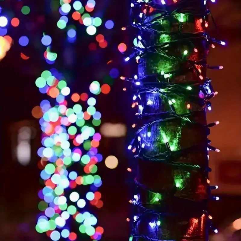 Christmas LED Solar String Lights Fairy Lights 8 Lighting Modes Waterproof Suitable for Outdoor Gardens Weddings Parties Dances Y251111