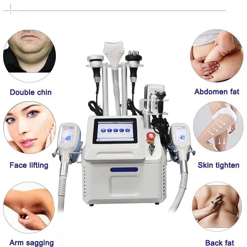 Advanced 360 Cryolipolysis Machine 5 Cryo Handles Fat Freezing Slimming Equipment For Body Sculpting Spa Clinic Beauty Center Use