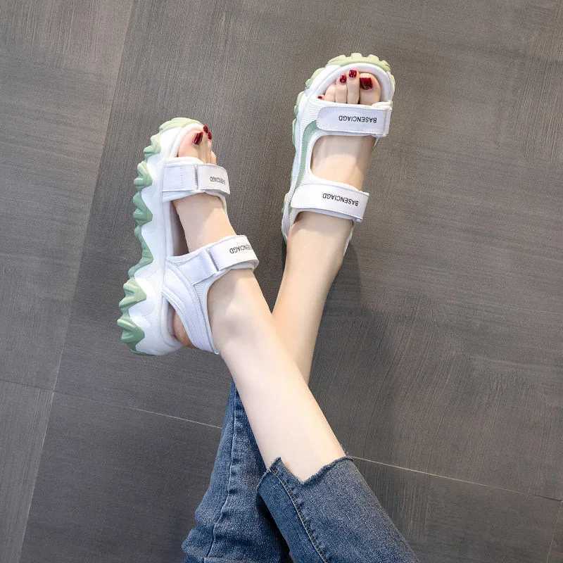 Comemore Womens Shoes 2023 Thick soled Platform Shoes Womens Shoes Comfortable Sandals Summer Womens ShoesXJ250410