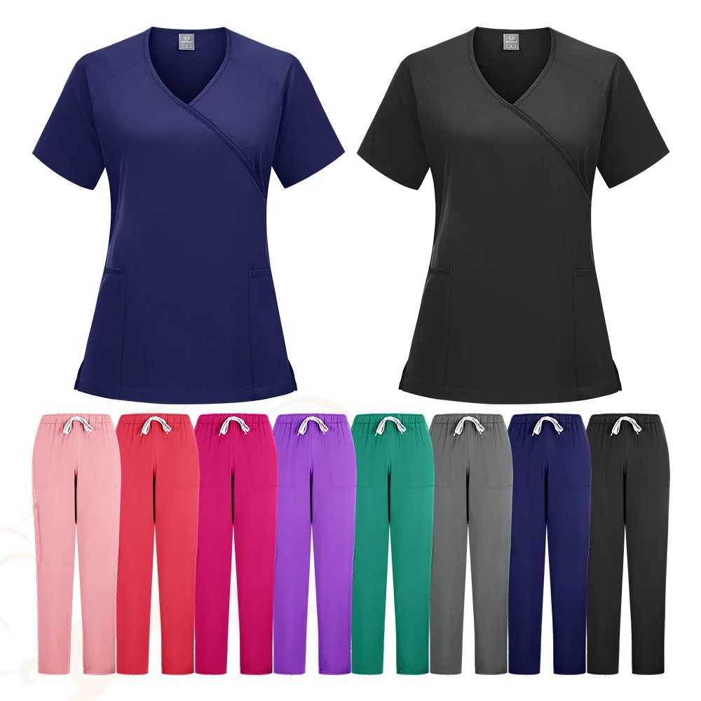 Medical Uniform Scrubs Nurse Accessories Uniform Neutral Clinical Coating Mens Operating Room Running Set Doctors Top Pants X250410