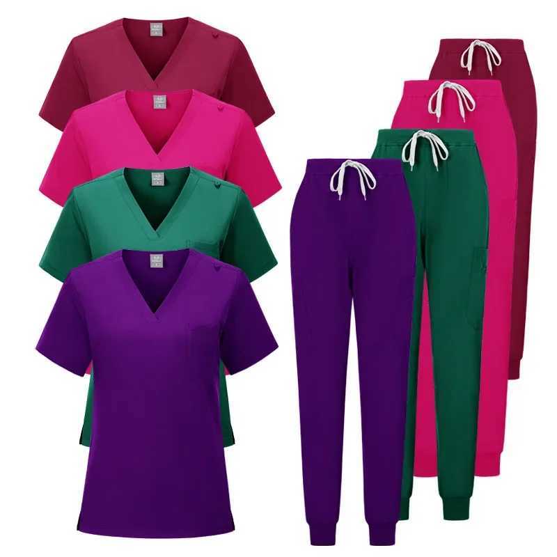 Uniforms Medicos Pet Dental Nurse Work Clothes Female Medical Nursing Nurse Uniforms Scrubs X250410