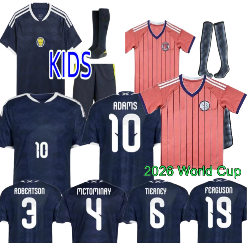2026 ROBERTSON McTominay McGREGOR SHANKLAND MCGREGOR Football Shirt maillot de Foot men kids unifrom WOMEN 150TH Scotland Soccer Jerseys