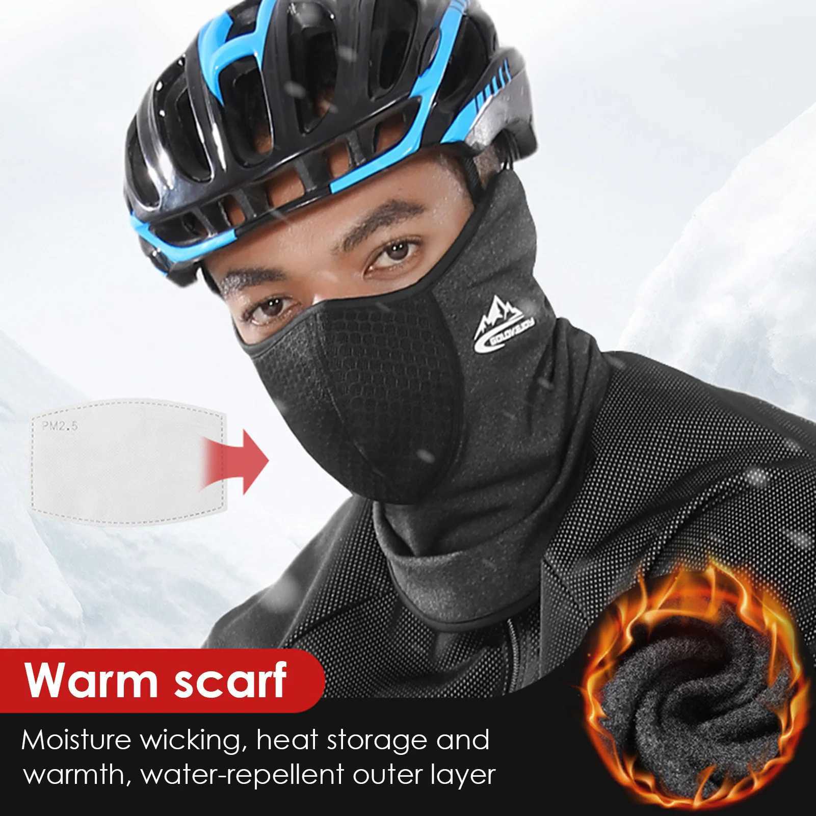 Warm Neck Guard Scarf honeycomb vents Neck Cover Bike Half Face Mask Cover Windproof Cycling Headscarves For Cycling Camping S251110