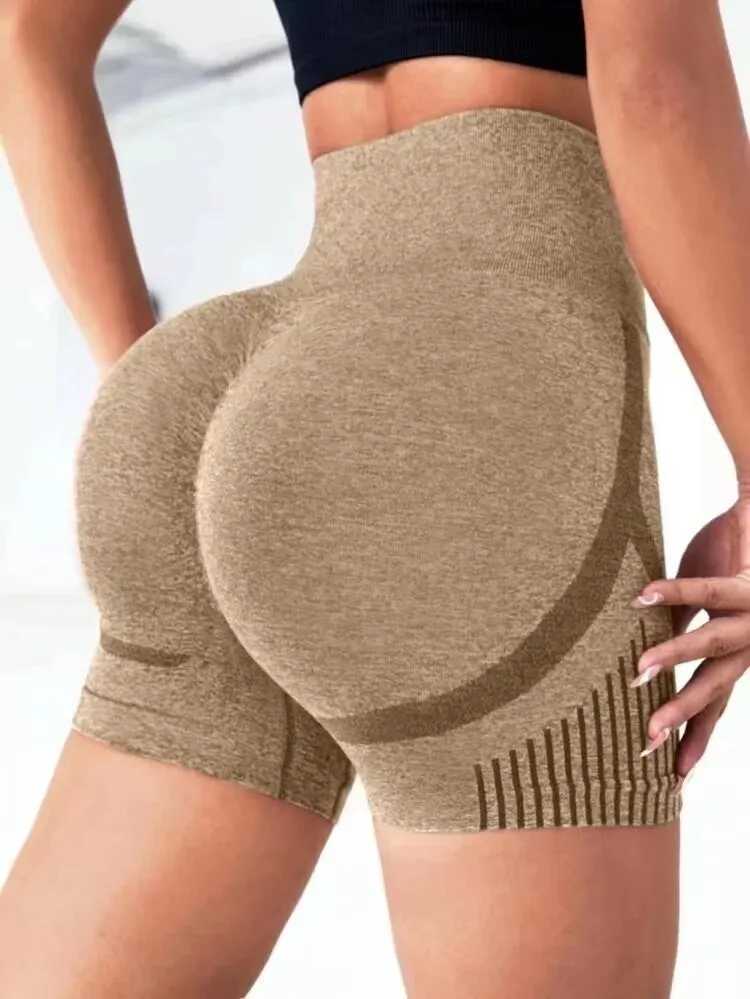 Womens yoga shorts high waisted exercise shorts fitness yoga weightlifting hip fitness womens yoga gym running shorts sportswearW250411