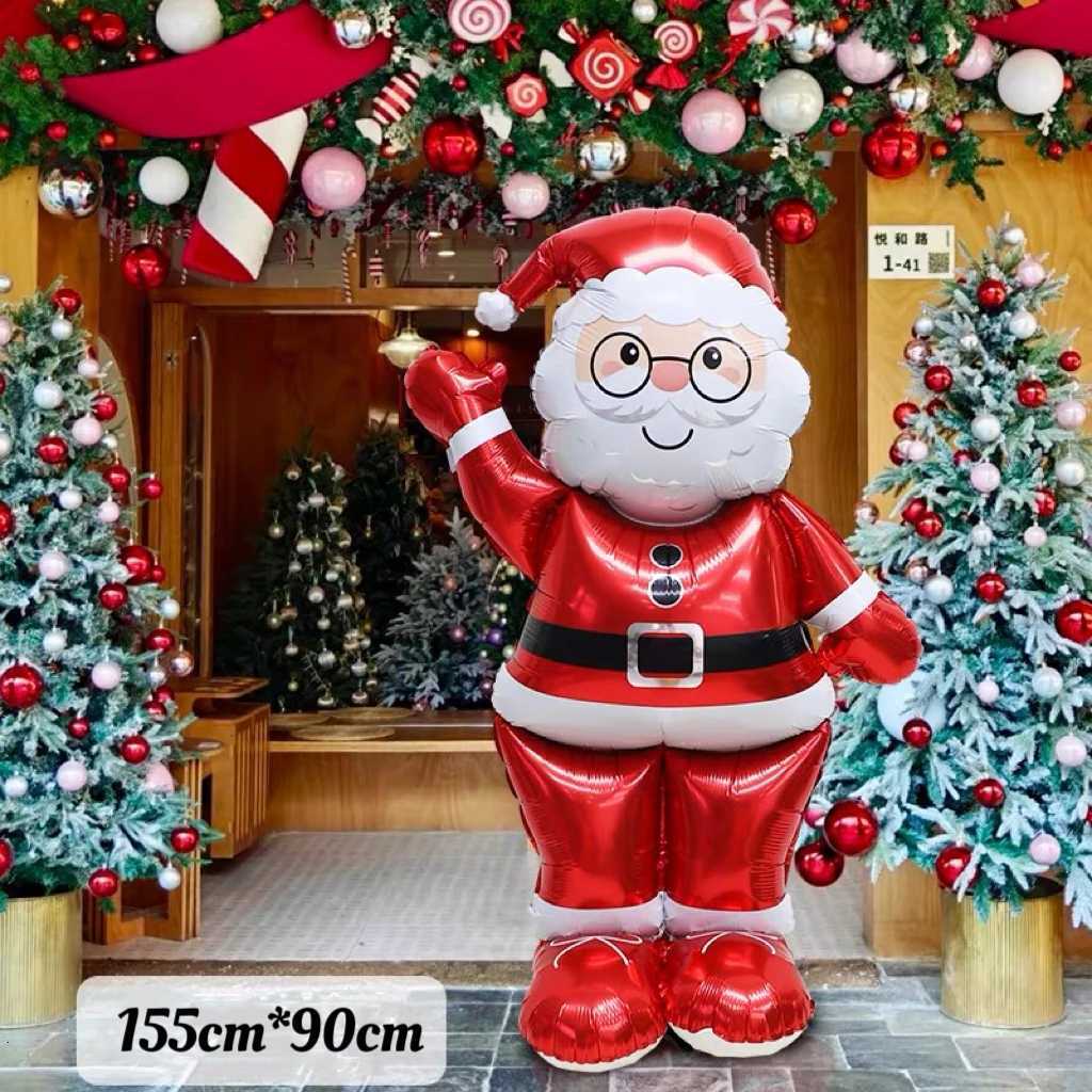 Christmas 1pcs Santa Foil Balloons - 61 Self-Sealing Christmas New Years Themed Parties Perfect for Holiday Decorations Y251111