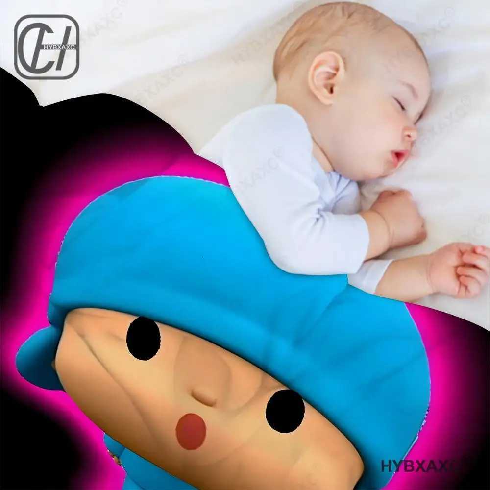 Plush Dolls P-POCOYO Throw Blanket Aesthetic Art Flannel Blanket Portable Home Travel Camping Sofa Picnic Thickening Flannel B C251111