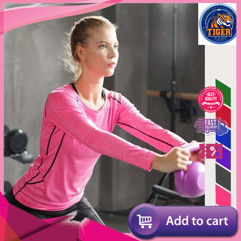 Ddmytiger China Domestic Women Fiess Tops Workout Training Exercise Gym T Shirts Female Sport Shirt Bodybuilding Yoga Running Long Sleeve Tees Ddmytig