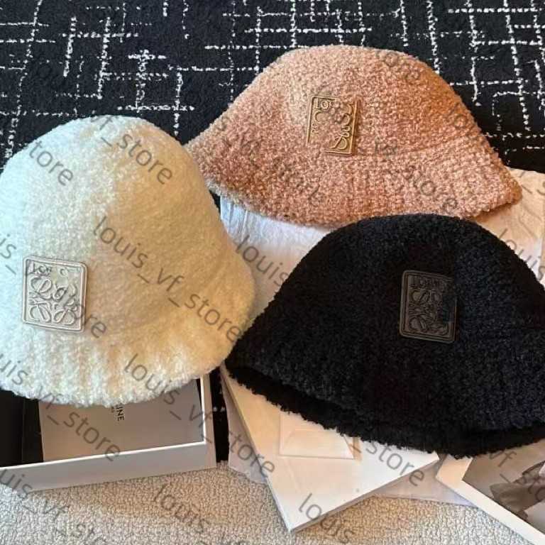 Autumn and Winter Fisherman Hat Outdoor Windproof Warm Versatile Fashionable Stylish Lamb Bucket for Children H250411