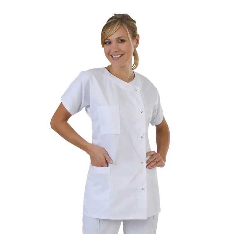 Newly arrived autumn and winter doctors coat sweater design white laboratory coat mens and womens medical uniforms X250410