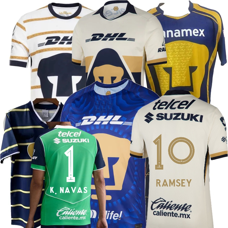 Retro 1997 98 2008 09 UNAM Soccer Jerseys Pum 2024 2025 2026 G.MARTINEZ BENNEVENDO CARRASQUILLA J.RUVALCABA P.QUISPE U.RIVAS R.LOPEZ K.NAVAS football shirt