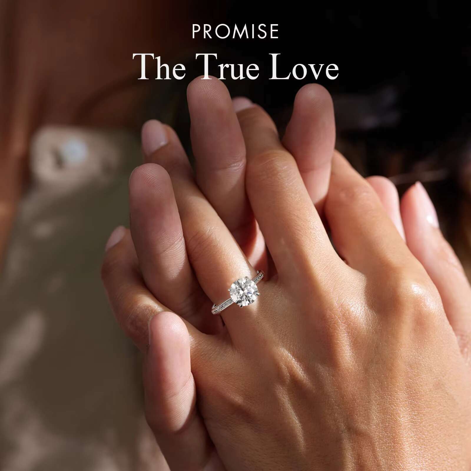 18K Pure Gold Wedding Anniversary Women Diamond Jewelry Gift Luxurious IGI Certification Lab-grown Diamond Gold Engagement Rings