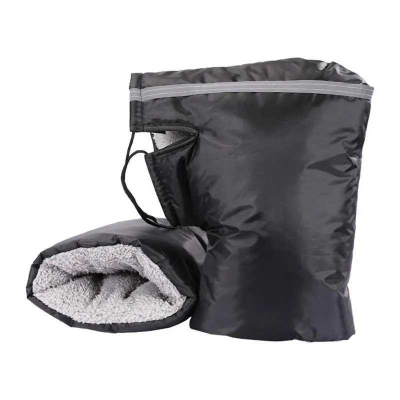 Motorcycle Handlebar Mittens for Winter Windproof Warm Motorcycle Hand bar Cover Battery Bike Windshield Gloves Handlebar Muffs S25118{RandomText}