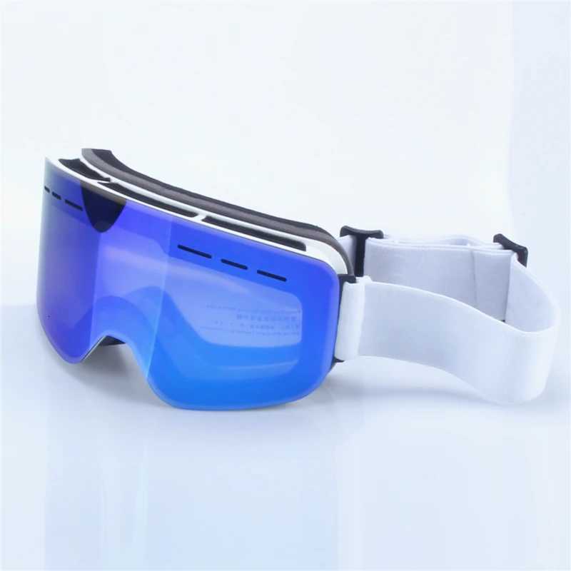 Ski Snowboard Goggles Women Men Skiing Eyewear Mask UV400 Snow Protection Over Glasses Adult Double Anti-Fog Lens Cylindrical K251110