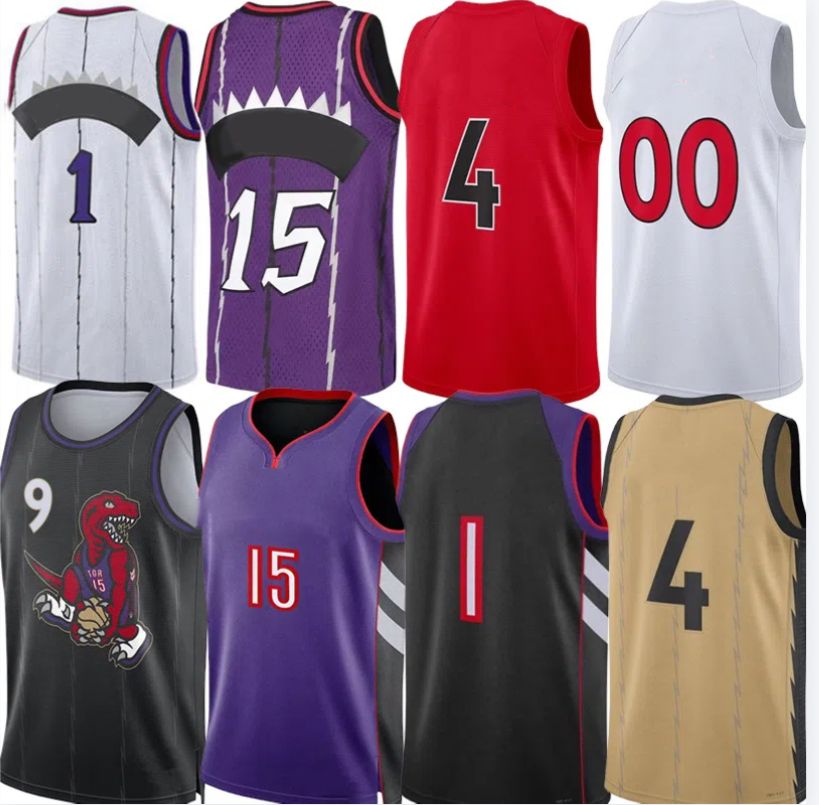 TOR Raptorrs Basketball Jerseys Scottie Barnes Brandon Ingramm RJ Barrett Gradey Dick Immanuel Quickley Ochai Agbi Vince Carter City Classic Retro Jersey