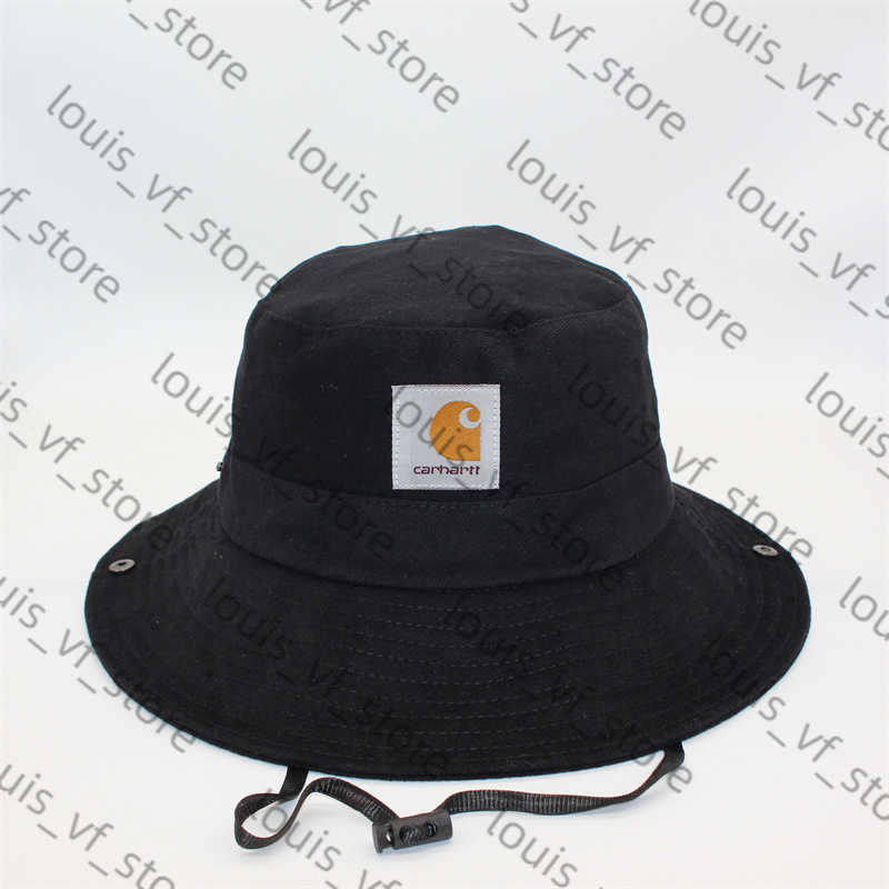 Washed and Ground Cotton Cloth Solid Color Big Brimmed Fisherman Hat Windproof Outdoor Mens Womens Hats Trendy Sun H250411