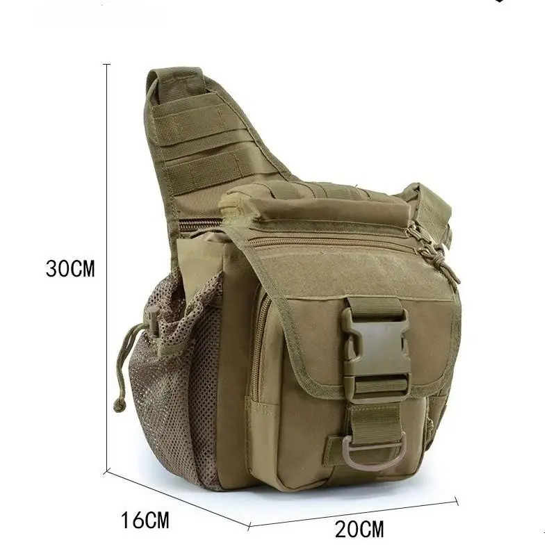 Large Saddle Bag Outdoor Tactical Waist Pack Mens Cycling Camera Bag Single-Shoulder Crossbody Bag Oxford Bag Waterproof 251110