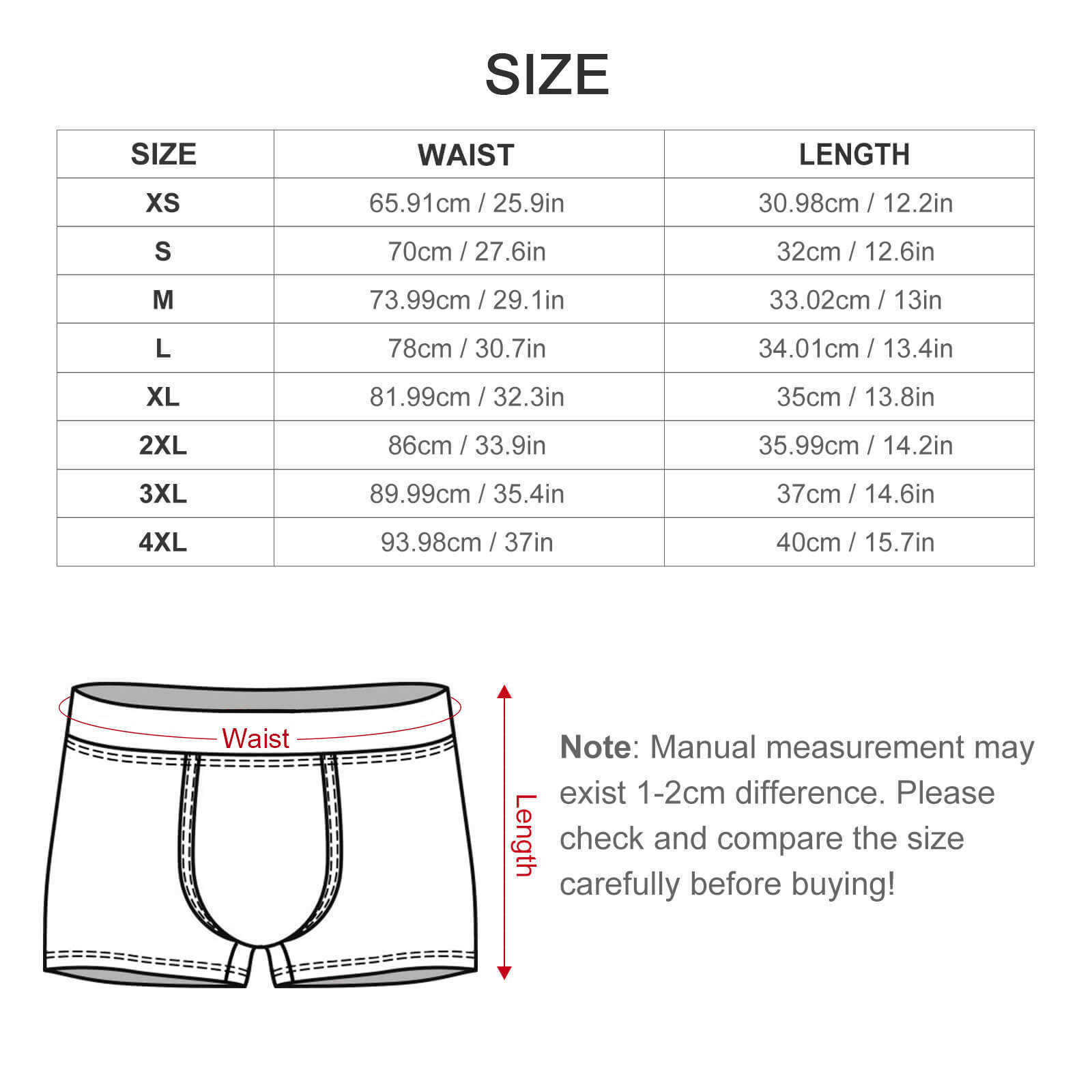 POD.DIY Men's Boxer Briefs Comfortable And Stylish Fitness And Sports Underwear Custom Letter Print Waistband Underwear