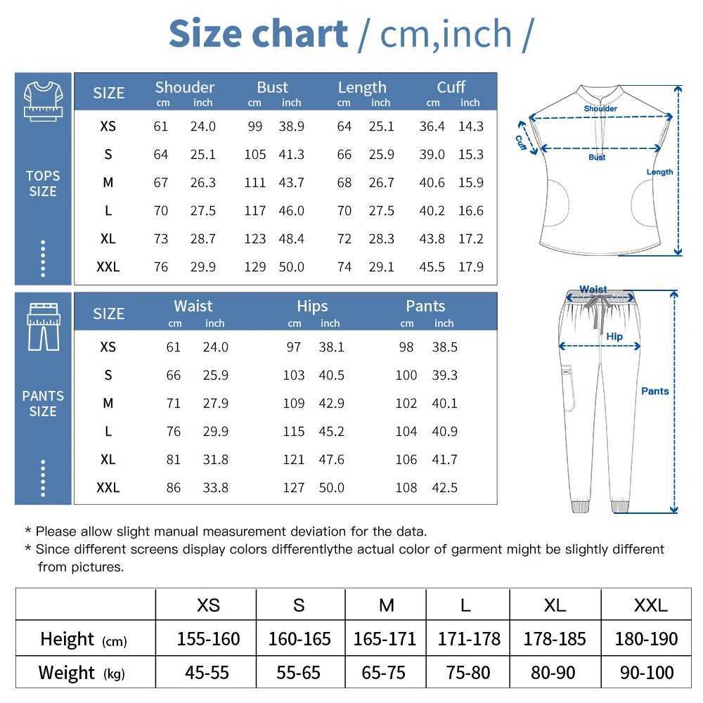 Medical accessories dental scrub jogging gradient uniform pet hospital nurse uniform laboratory dust-proof work uniform nursing work uniform X250410
