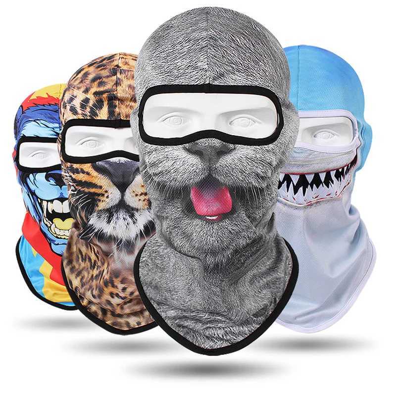 Dry Quick Camping Hiking Scarf Animal Full Face Mask Breathable Sweat Wicking Balaclava Fishing Bandana Ski Neck Warmer Gaiter S251110