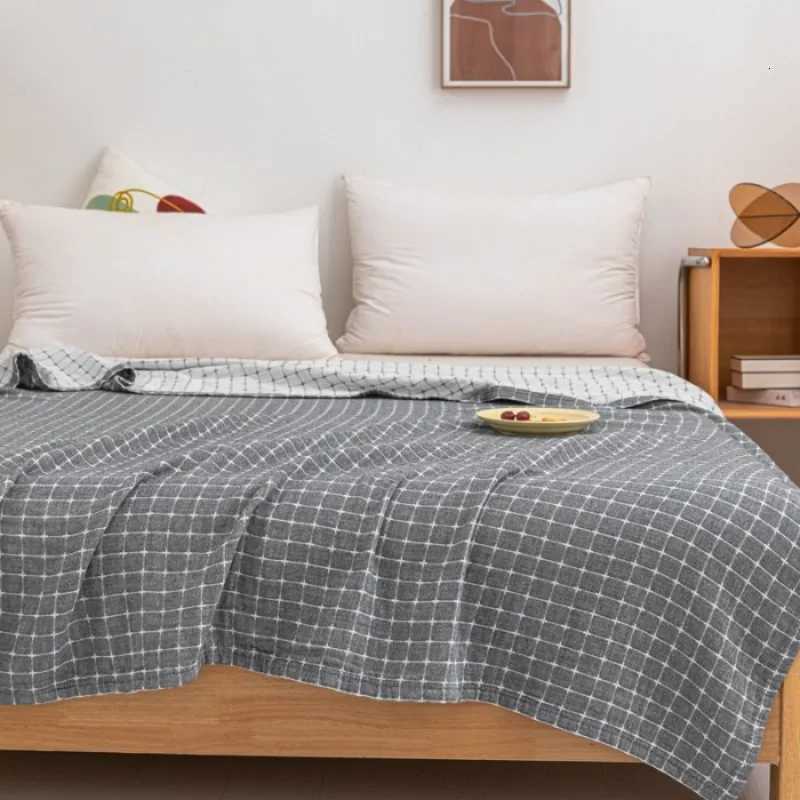 Japanese simple casual blanket Cotton gauze sofa cover multifunctional throw blanket for beds home decor sofa towel bedspread C251111