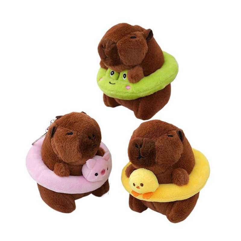 Cute Summer Style Capybara Pendant Plush Toy Doll Bag Pendant Decorative Desktop Doll Decorative Car Pendant Cute Kapila Doll W250411