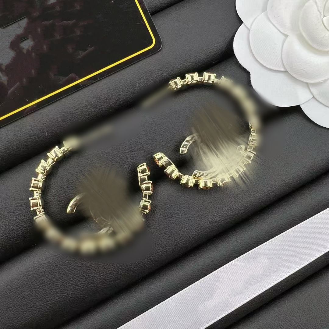 Designer Brass Letter Carrings for Women - Ideal Jewelry Gift for Special Occasions