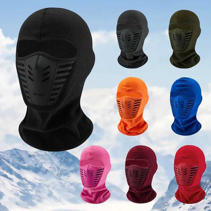 Summer Winter Warm Fleece Motorcycle Face Mask Anti-dust Windproof Full Face Cover breathable Hat Neck Helmet Mask Balaclavas S251110