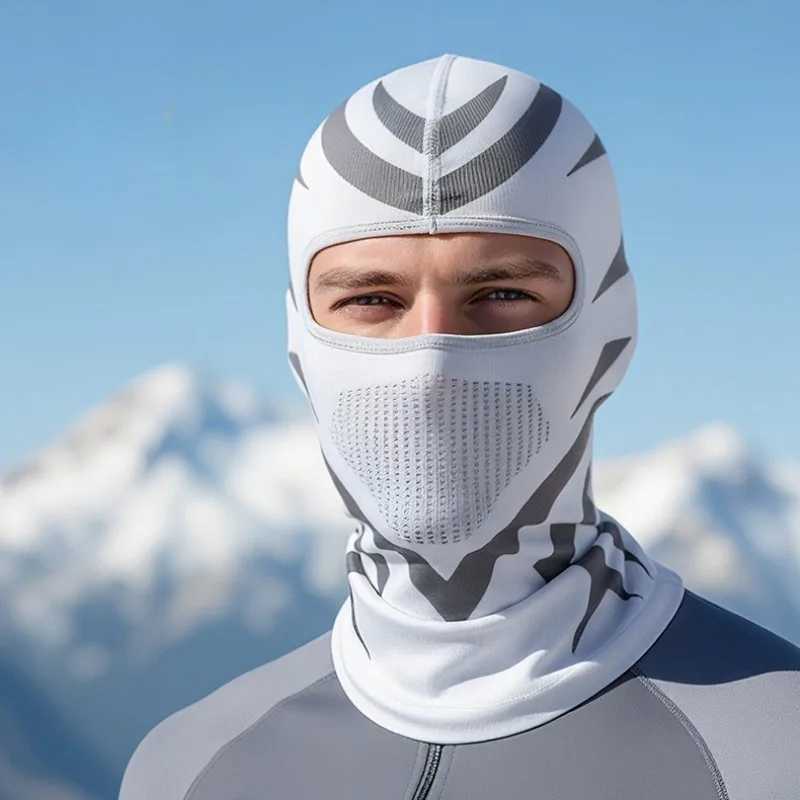 Balaclava for Motorcycling Skiing Winter Sports Men Women High Stretchy Full Head Face Mask Under Helmet Cold Weather Protection S251110