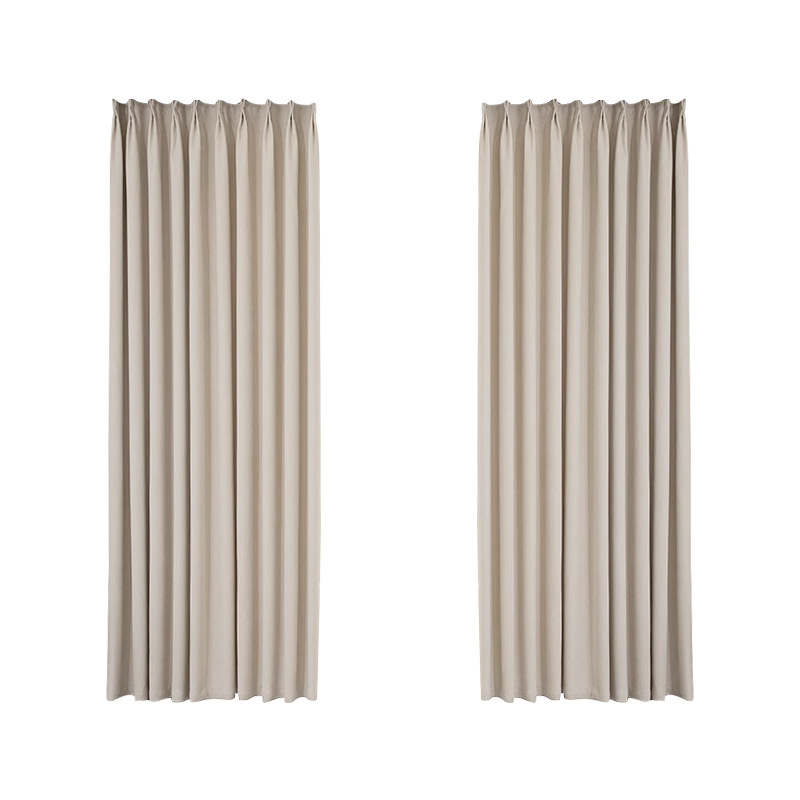 B450 new thick chenille blackout curtain cloth living room sunscreen bedroom soundproof custom curtain finished product