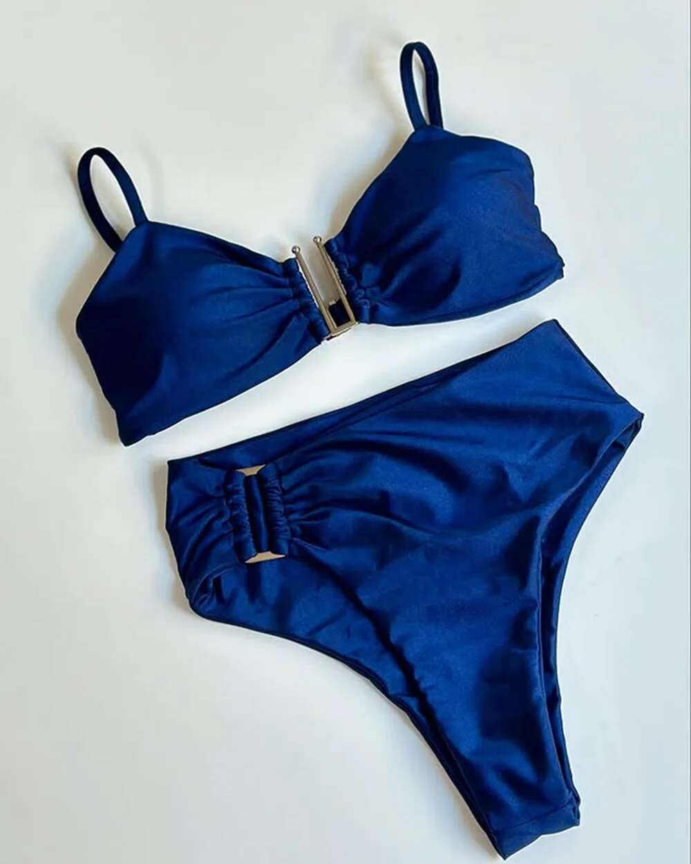 Bandeau Push Up Women Swimsuits 2024 Sexy Female Swimwear Brazilian Bikini Set Thong Biquini Swim Suits Solid Beachwear