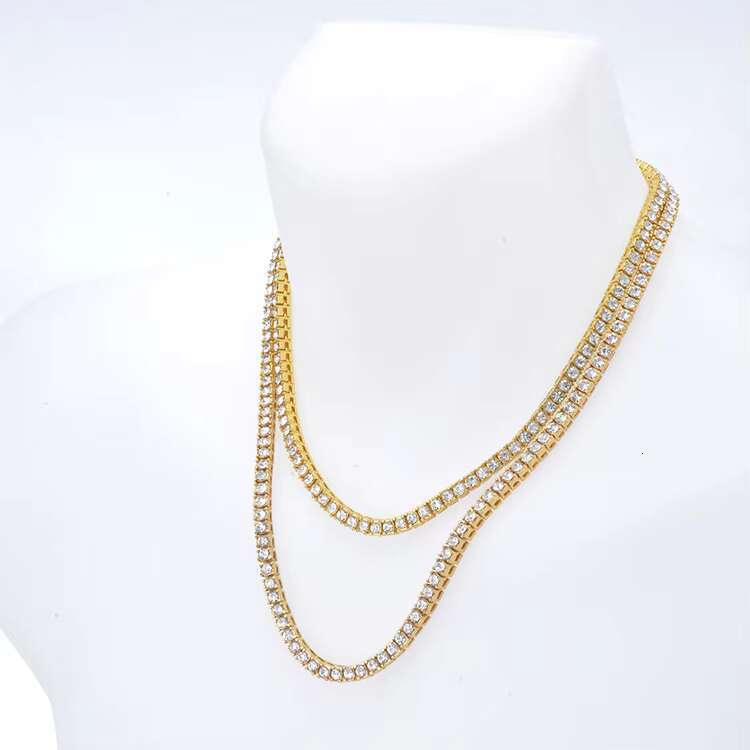 Wholesale Price 925 Silver with 5A Quality CZ Diamond 3mm-5mm Wide Tennis Necklace/bracelet Chain