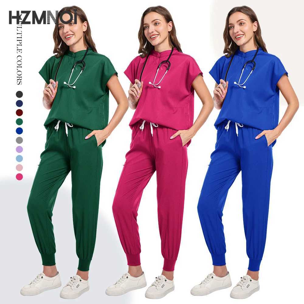 High Quty Medical Women Scrubs Sets Hospital Surgery Dental Clinic Beauty Spa Sn Lab Workwear Clothes Nurses Accessories X250410