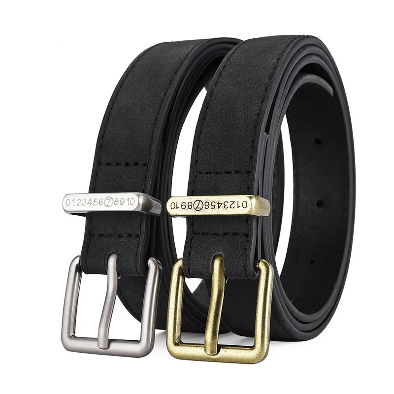 Suede Leather Pu Womens Belt Fashionable Casual All-match Jeans Accessories Girdle Gothic Retro Silver Pin Buckle Waistband 251110