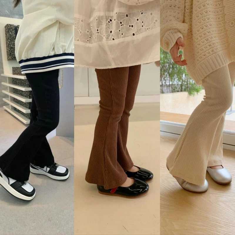 Spring Autumn New Girls Pants Pit Trumpet Pants European And American Style Fashion Trousers Leggings ChildrenS Clothes For Gir L251110