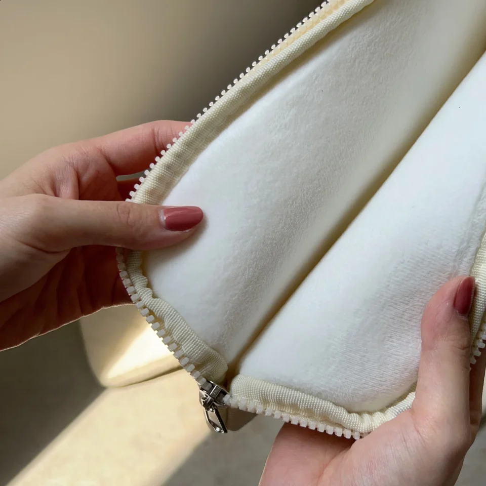Puffy Laptop Sleeve Bag Embroidered Bow Notebook Carrying Case For ASUS HP 13-14.2 Inch Girl Computer tablet Bag 250407