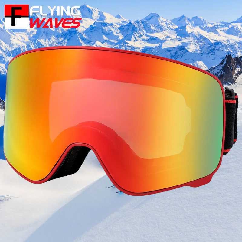 Kids Large Frame Ski Goggles OTG Snow Snowboard Goggles Doulbel-layer HD Anti-fog Lens for Boys Girls 5-14 Years Old K251110