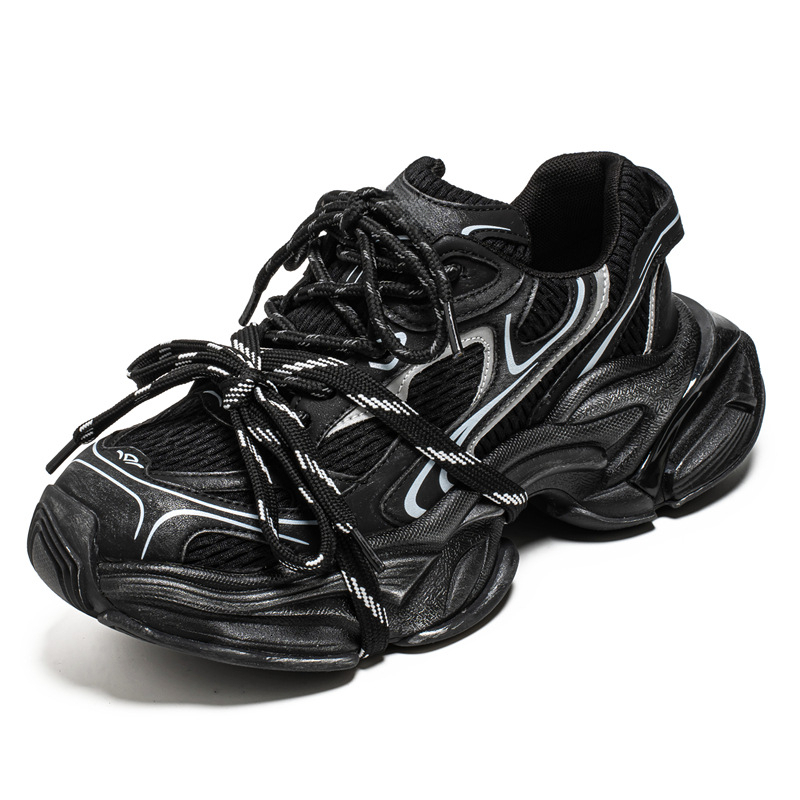 Thick soled height increasing casual shoes luxury shoes new fashion personalized casual sports shoes neutral style new winter designer shoes couple sh