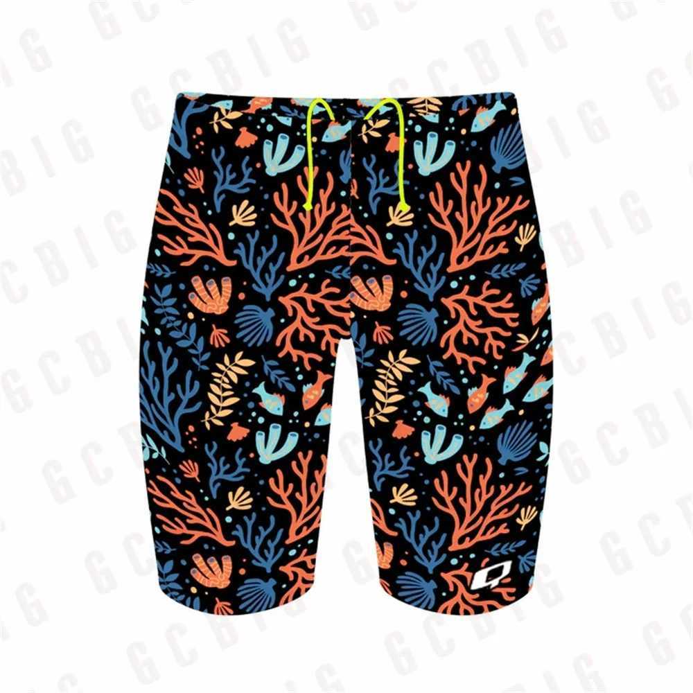 Summer mens swimsuit training shorts swimsuit training shorts swimsuit boys interference machine sports surfing shorts beach volleyball swimsuitW25041