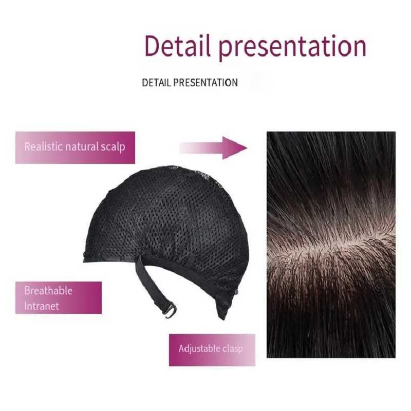 Red wine color synthetic wig with long curly hair full head of wig party daily use high-temperature hair wigT251111