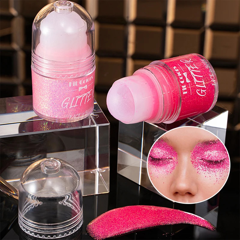 8-Color Ball Glitter Gel Stage Makeup Glitter Gel Body Paint Glitter Eye Shadow 250410