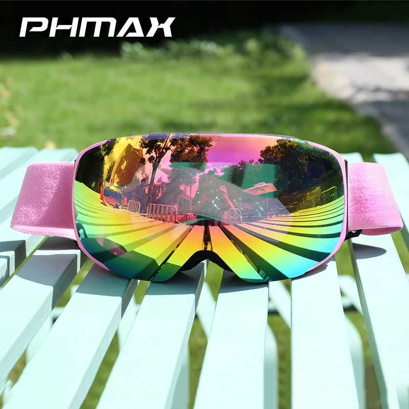 PHMAX Ski GoggLEs UV400 Anti-fog OTG Eyewear LEns Night Vision Yellow LEns Outdoor Sports Snowboard Snow GoggLEs K251110