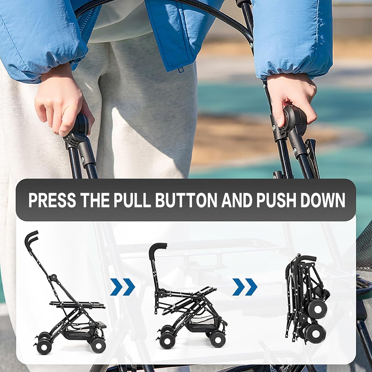k eratisnik 3in1 dog cart 4wheel folding pet cart with detachable strap multi functional dog travel strap portable pet slow running baby cart suitable