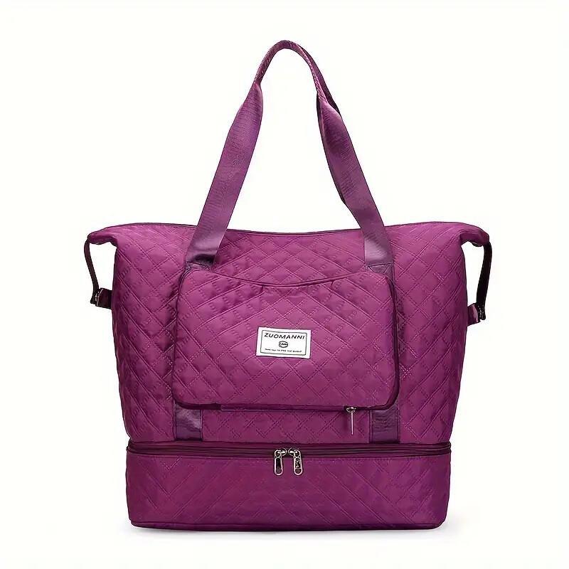 FL- Women Ladies Gym Bag Waterproof Large Weekend Travel Holdall Duffle Bags Luggage