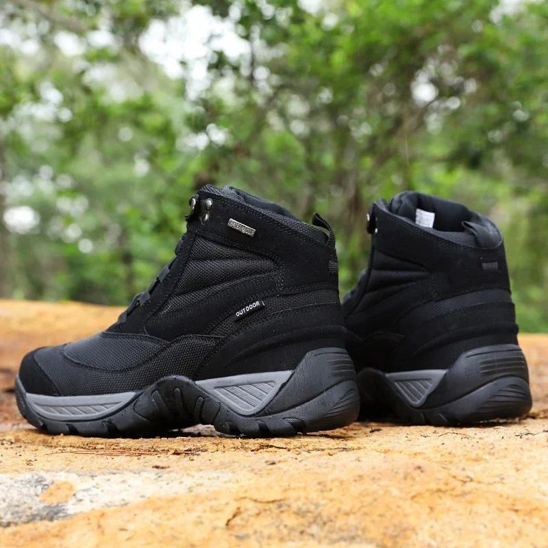 Mens Boot Combat Mens Ankle Boot Tactical Boot Male Shoes Work Safety Shoes Motocycle Boots Men Outdoor Hiking Shoes 251110