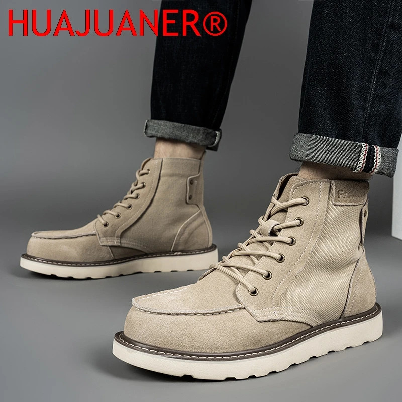 Outdoor Men Hiking Shoes Waterproof Tactical Leather Hunting Boots Desert Camping Sneakers Ankle Men Trekking Casual Shoes 251110
