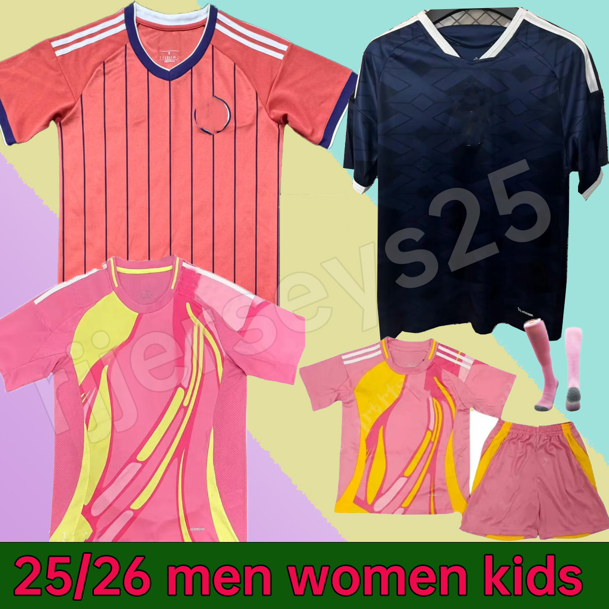 25 26 Scotland Soccer Jerseys 2025 2026 ROBERTSON McTominay McGREGOR SHANKLAND MCGREGOR Football Shirt men women Home Away thrid maillot de Foot kids kits unifrom